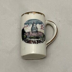 Washington DC Souvenir Toothpick Holder, Vintage EUC